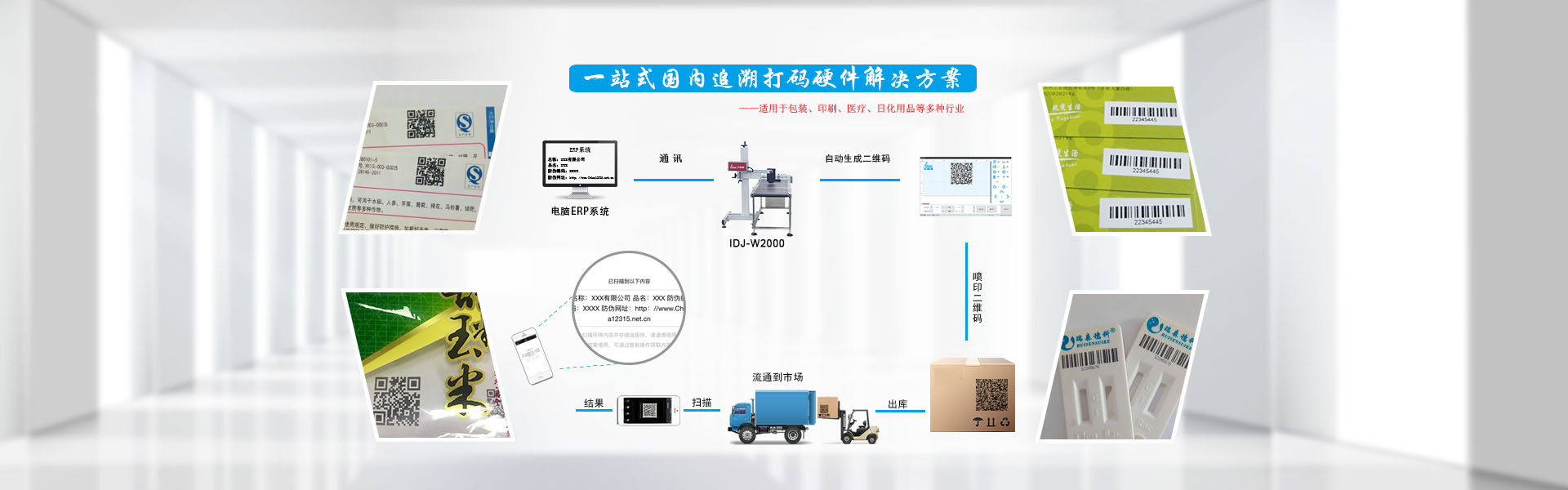 網站首頁輪播圖一站式國內追溯打碼硬件解決方案提供商方案介紹